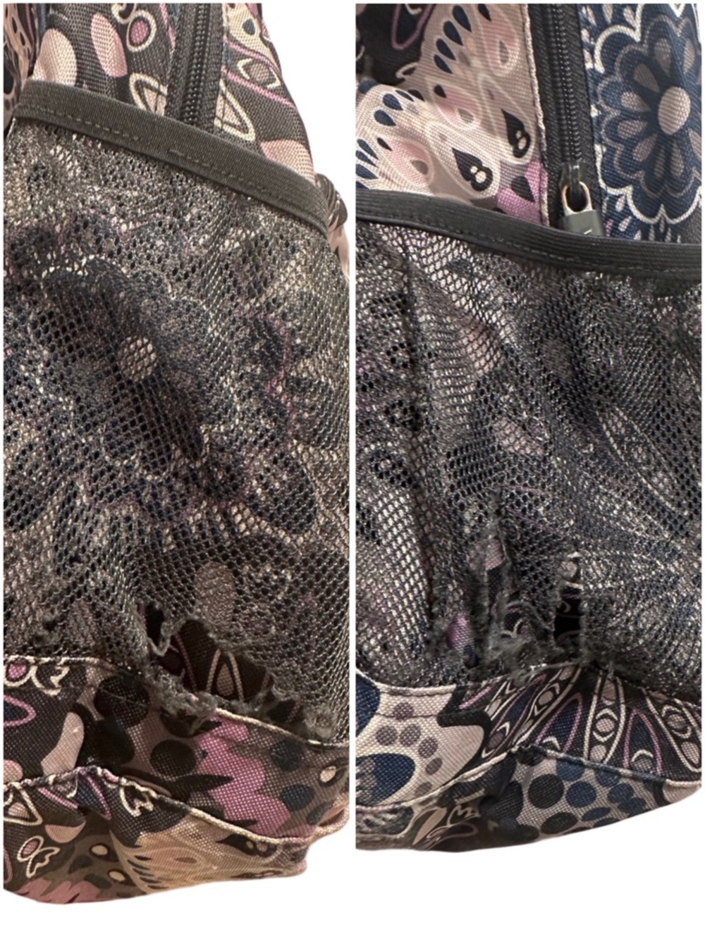 Vera Bradley Pink Floral 8-Piece Women’s Bag Set - Mixed Floral Prints - Picture 3 of 16